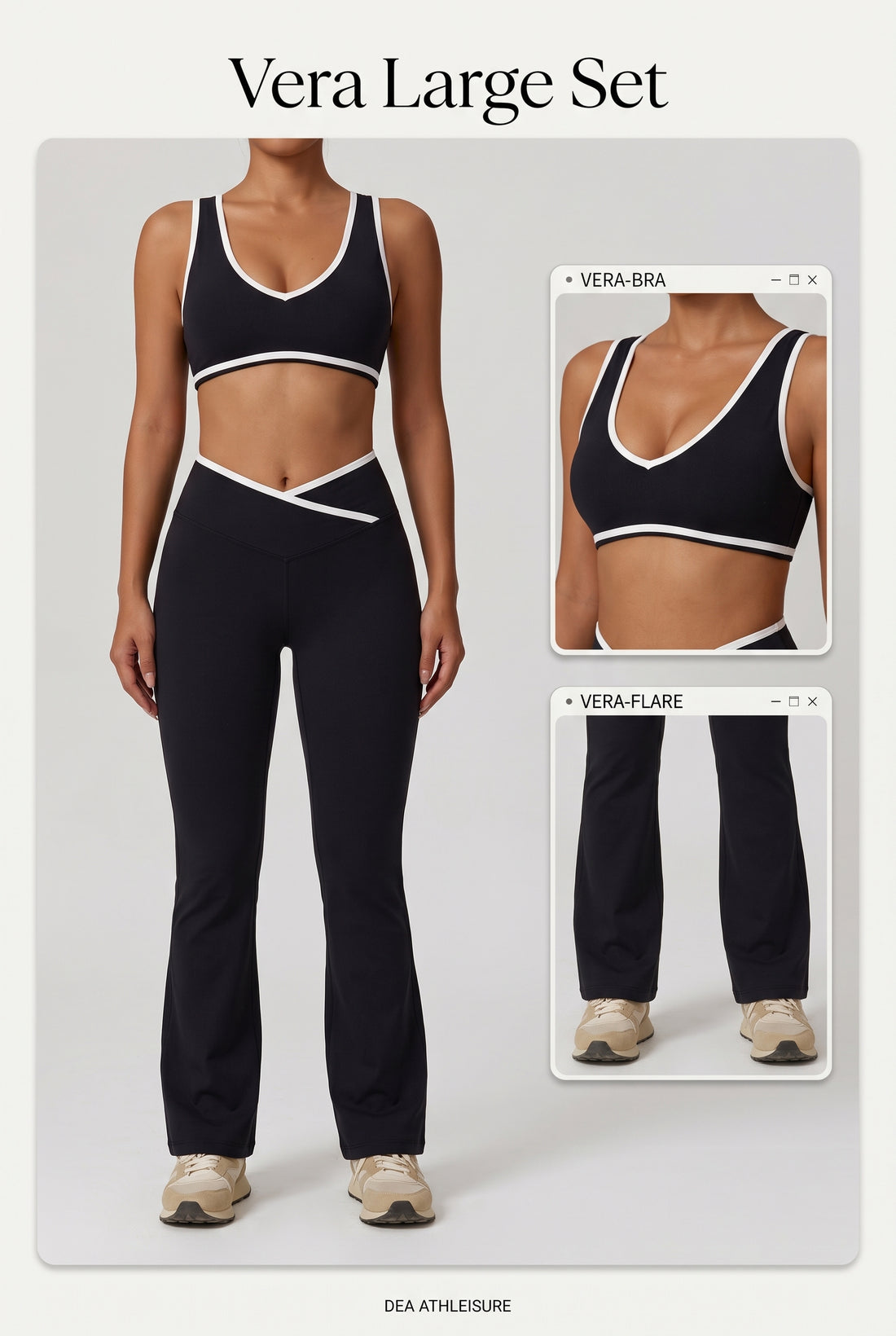Vera Large Black Set
